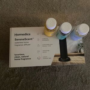 Homedics SereneScent Diffuser with Multicolor Light